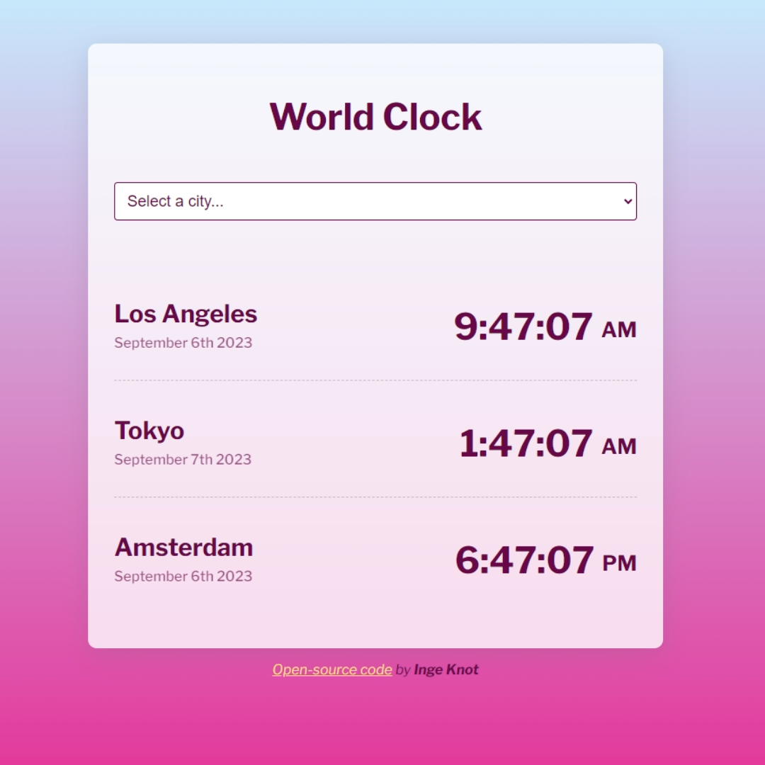 world-clock-project